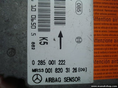 Sensor de impacto de airbag Mercedes-Benz W168 (K5) 0018203126 001 820 31 26