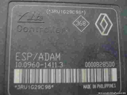 Unidad hidráulica del ABS Renault 8200053423B 10096014113 00008285D0 10020600154