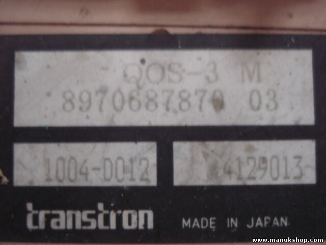 Módulo de control de QOS Opel Monterey Isuzu Trooper 8970687870 03