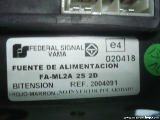 Fuente de alimentos   REF.2004091 020418  FAML2A2S2D