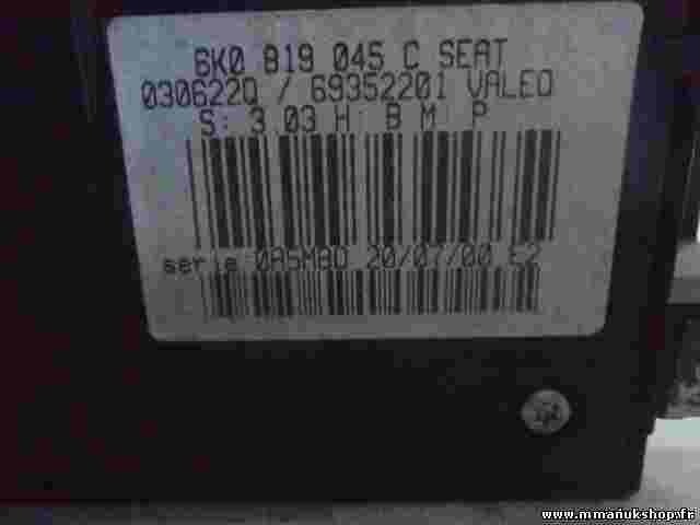 Control de la calefacción Seat Ibiza 6K 6K0819045C 6KO819045C 030622Q 69352201