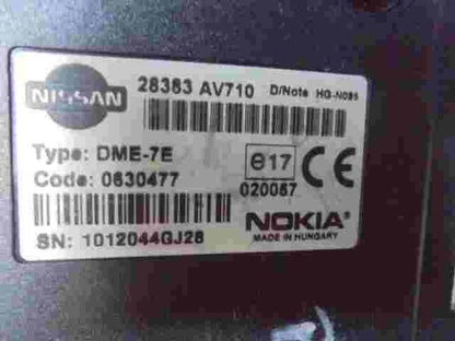 Centralita Bluetooth Teléfono Nissan Primera 28383AV710 28383 AV710 Nokia DME-7E