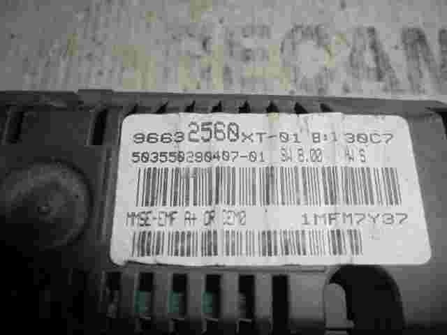 Pantalla del salpicadero Citroen C2 96632560XT-01 1ME9Y937 503550290407-01