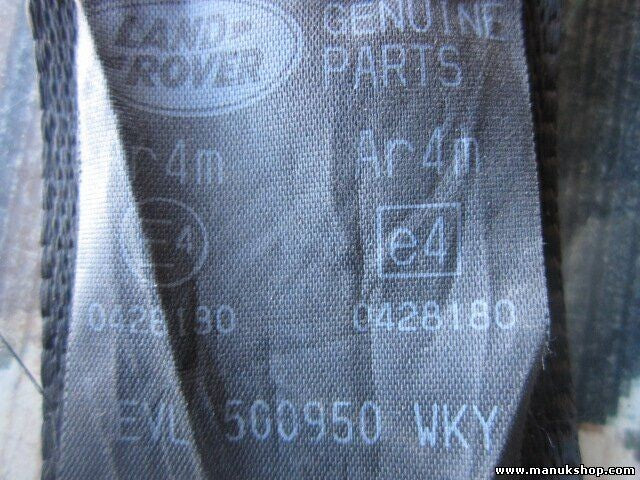 Cinturón de seguridad trasero izquierdo Land Rover Freelander EVL500950WKY