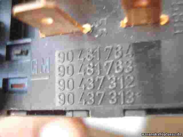 Conmutador de luces Opel 90481764 90481763 90437312 90437313