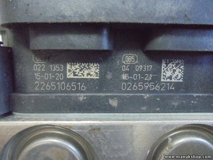 Unidad hidráulica del ABS Fiat Ducato 0265956214 2265106516 51964374 0265244043