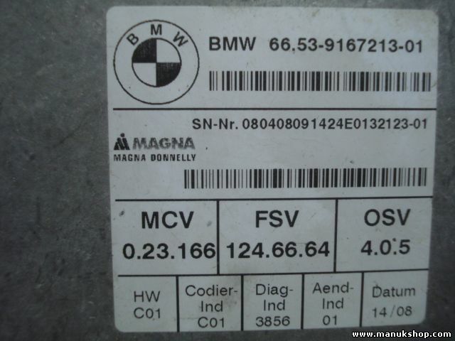 Centralita BMW X5 E70 X6 E71 66539167213 6653916721301 9167213 66.53-9167213-01