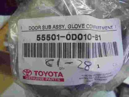 Door Sub Assy Glove Compartment  Toyota Yaris 555010D010B1 55501-0D010-B1