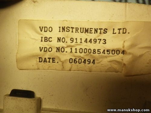 Cuadro de instrumentos Opel 110008545004 91144973 81117707 88481604 X16-120.8749