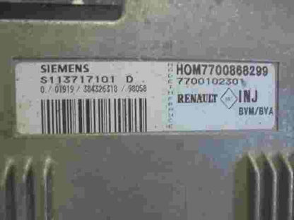 Centralita del motor Renault Megane HOM7700868299 HOM 7700868299 S113717101D