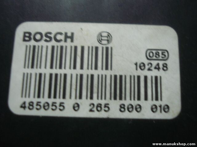 Unidad hidráulica del ABS Porsche 986 996 Boxster 99635575506 BOSCH 0265800010