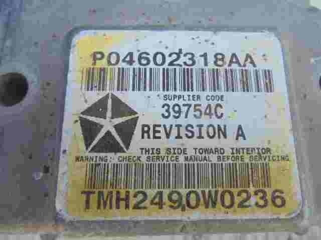 Airbag Centralita Chrysler 300 P04602318AA 39784C TMH2490W0236