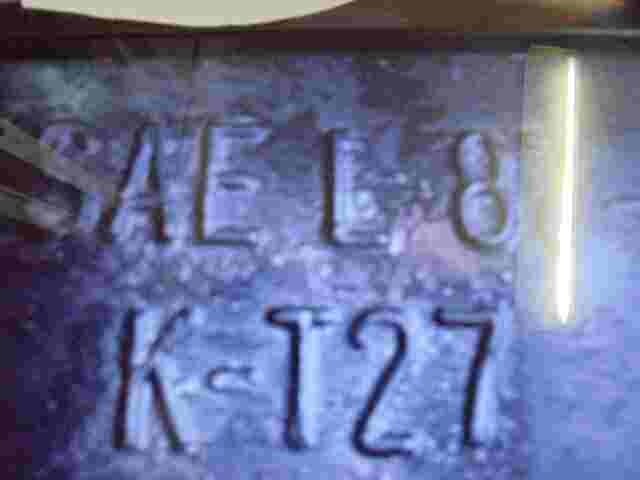 luz de la matrícula cubierta parachoques Opel Frontera B 1940R5W SAE L87 K-T27