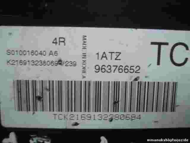 Centralita Daewoo Kalos 96376652 S010016040A6 S010016040 A6 1ATZ