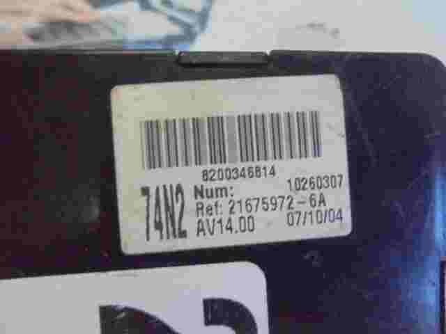 Caja de fusibles Renault Laguna II 8200413968 8200413968G 8200346814 21675972-6A