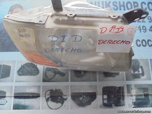 Faro delantero derecho Mitsubishi Pajero 10087420 100-87420 100 87420 H4