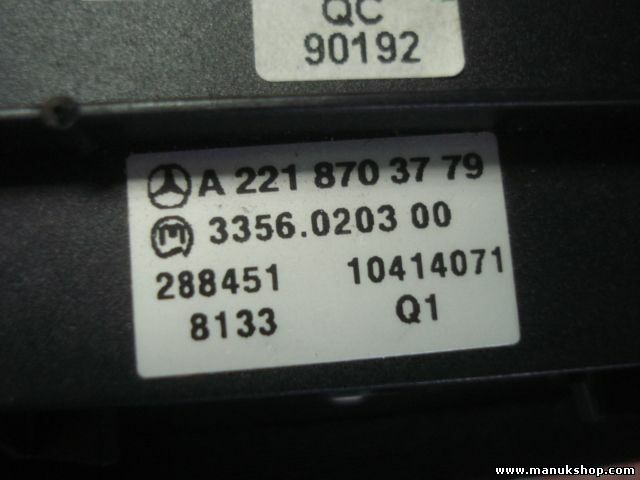 Interruptor Mercedes-Benz W216 W221 2006-2014 W221 A2218703779 10414071 Q1