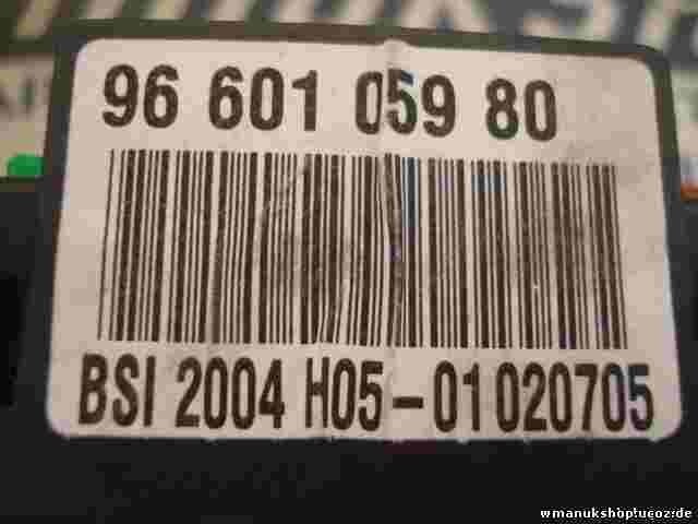 Scatola fusibili relè Peugeot Citroen BSI 2004 H05-01 9660105980 21676031-5B