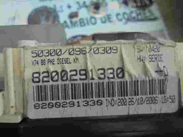 Cuadro de instrumentos Renault Laguna 8200291330D 8200291330 D 503000960309