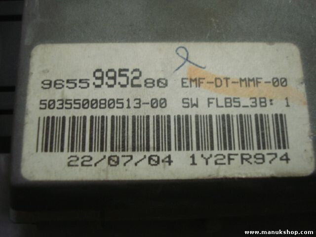 Navegación de la pantalla Fiat  9655995280 EMFDTMMF01  50355008051300