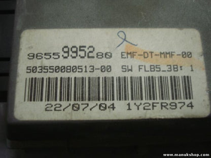 Navegación de la pantalla Fiat  9655995280 EMFDTMMF01  50355008051300