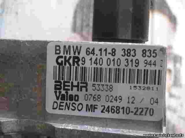 Resistencia calefaccion BMW E46 64118383835 GKR 9140010319944 BEHR 30405 VALEO
