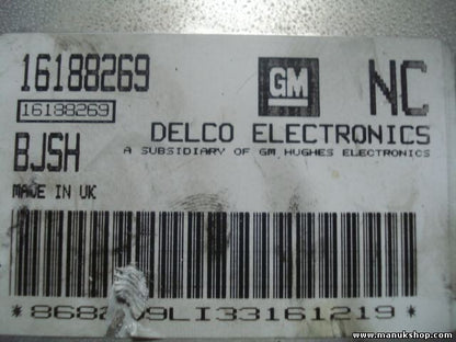 Centralita del motor Opel Corsa B Astra F (BJSH) DELCO 16188269 NC 16188269