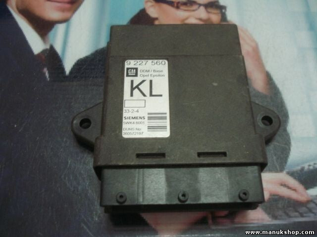 Unidad de control de la puerta Opel Vectra C DDM Base 9227560KL 5WK46001