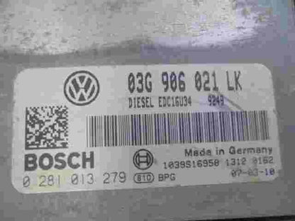 Centralita VW Seat Leon (1P) 03G906021LK EDC16U34 BOSCH 0281013279 1039S16958