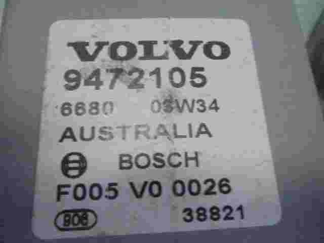 Control de la unidad de alarma inmovilizador módulo Volvo  9472105 08W34