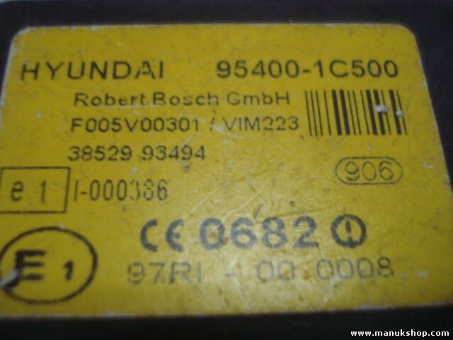 Control de la unidad de alarma inmovilizador módulo HYUNDAI GETZ F005V00301