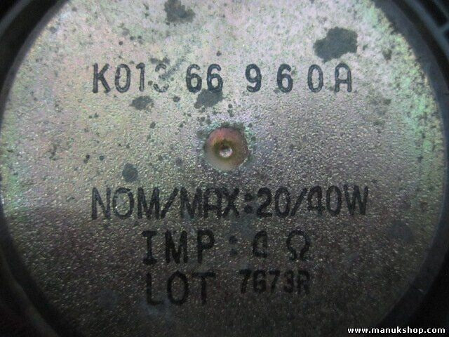 Altavoz Mazda BT-50 Ford Ranger 960A K01366960A 58-RL11.01-51C 58RL110151C