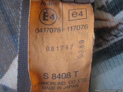 Cinturón de seguridad delantero izquierdo Suzuki Samurai 1.3 081747 S8408T