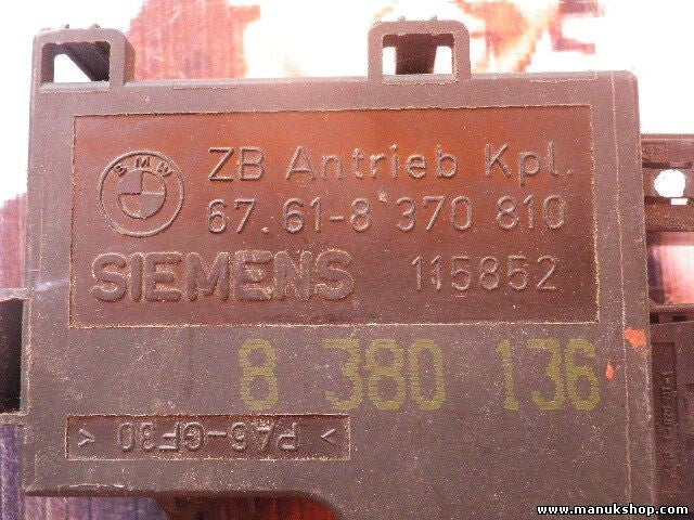 Potencia de accionamiento del motor techo solar módulo BMW E38 730I 67618370810