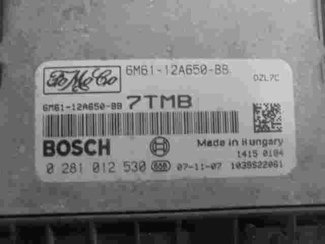 Centralita Mazda 3 III 6M6112A650BB DZL7C 7TMB BOSCH 0281012530 1039S22061