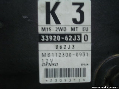 Centralita del motor Suzuki Swift 1.5 3392062J3 3392062J30 MB1123000931