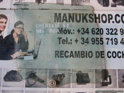 Cristal puerta delantera derecha JEEP Grand Cherokee I 43R001075 DOT287VFM326 