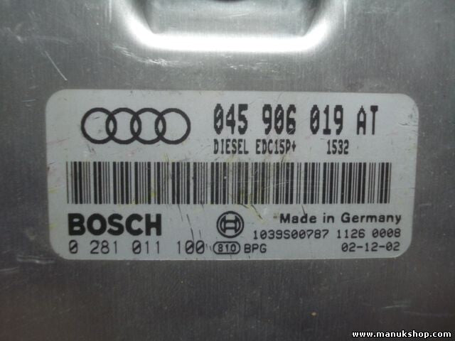 Centralita del motor Skoda Fabia VW Polo Seat Ibiza 1.4 TDI 0281011100