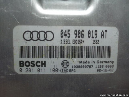 Centralita del motor Skoda Fabia VW Polo Seat Ibiza 1.4 TDI 0281011100