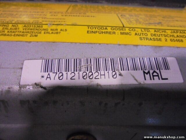 Airbag del pasajero Mitsubishi L200 A0315365 A70121002H10 MAL 2 65468