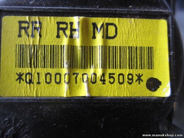 Cinturón de seguridad trasero derecho SsangYong Actyon Sport Korando 7560232101