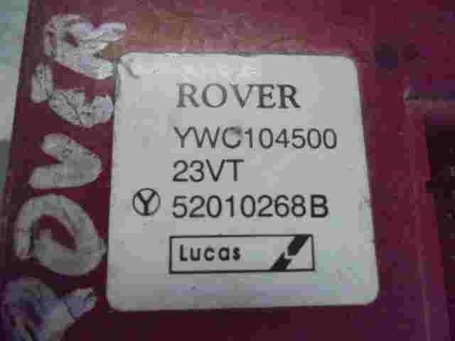 Módulo de control de la carrocería  Rover 25 200 23VT YWC104500 LUCAS 52010268B