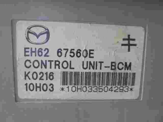 Módulo de control de la carrocería Mazda CX-7 EH6267560E EH62-67560E K021610H03