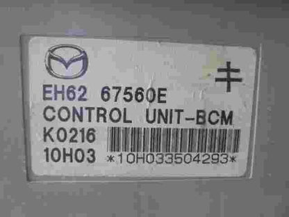 Módulo de control de la carrocería Mazda CX-7 EH6267560E EH62-67560E K021610H03