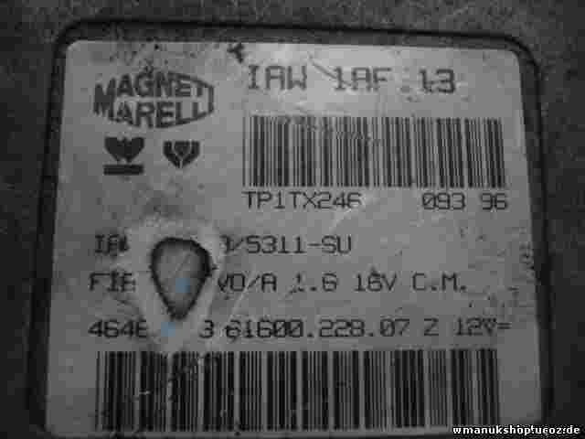 Centralita del motor Fiat Bravo 46466673 IAW1AF13 46478928 6160022807Z