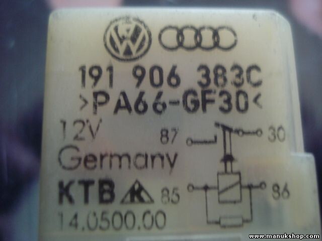 Relé de la bomba de combustible VW 191906383C 191 906 383C KTB 14.0500.00