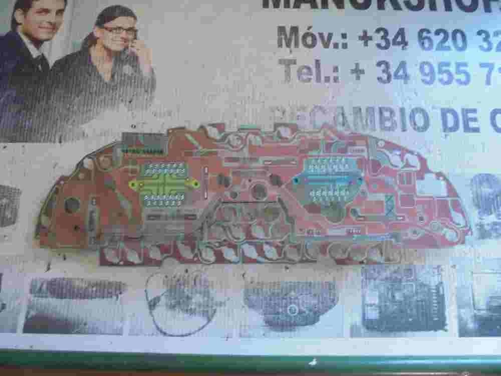 Diagrama del indicador de velocidad Peugeot 406 SAGEM 216166450B 21616645-0 B