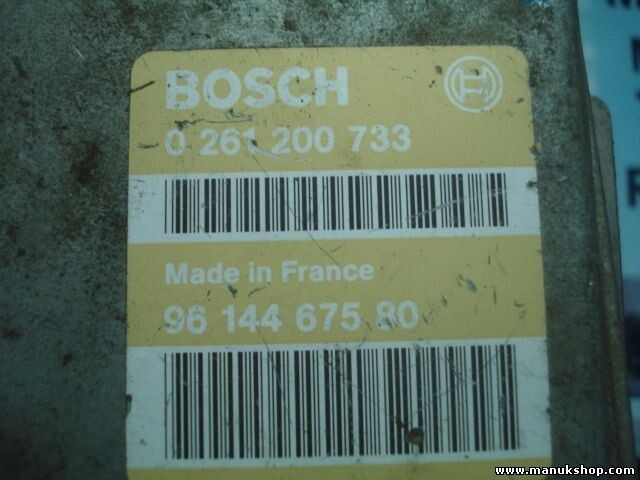 Centralita del motor Citroen ZX Peugeot 9614467580 BOSCH 0261200733