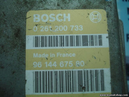 Centralita del motor Citroen ZX Peugeot 9614467580 BOSCH 0261200733