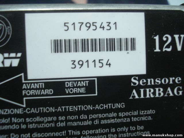 Airbag Centralita  Fiat Grande Punto 2005-2008 TRW 12V 51795431 391154